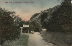 Main Road to the Beach Isipingo, South Africa Postcard Postcard