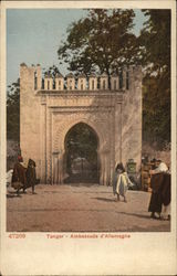 Tangier German Embassy Postcard