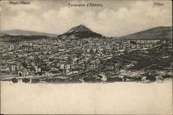 Panorama of Athens Greece Greece, Turkey, Balkan States Postcard Postcard