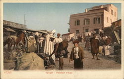 Vendeur d'Eau Tangier, Morocco Arab Postcard Postcard