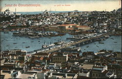 Panorama of Contstantinople Postcard