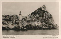 Europa Point and Lighthouse Gibraltar, Gibraltar Spain Postcard Postcard Postcard