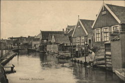 A Neighborhood Volendam, Netherlands Benelux Countries Postcard Postcard