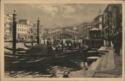 The Grand Canal is a canal in Venice, Italy Postcard