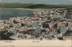 Bird's Eye View of the Town Postcard