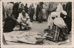 North African souk merchants Postcard