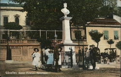 Queen Victoria's Monument Gibraltar, Gibraltar Spain Postcard Postcard Postcard