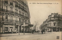 Place Darcy et Boulevard Sevigne Postcard