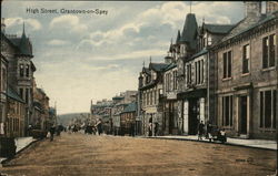 High Street Grantown-on-Spey, UK Postcard Postcard