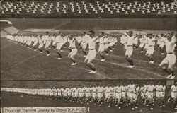 Physical Training Display by Depot K.A.M.C. Postcard