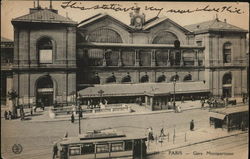 Gare Montparnasse Railway Terminal Paris, France Postcard Postcard