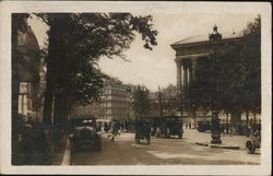 Le Boulevard de la Madeleine and the Madeleine Paris, France Postcard Postcard