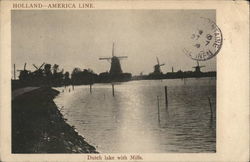 Holland - America Line The Netherlands Benelux Countries Postcard Postcard