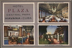 Hotel Plaza Havana, Cuba Postcard Postcard