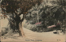 Garden Road Hong Kong China Postcard Postcard