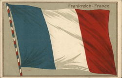 French Flag Flags Postcard Postcard