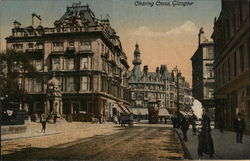 Charing Cross Glasgow, Scotland Postcard Postcard