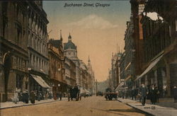 Buchanan Street, Glasgow Scotland Postcard Postcard