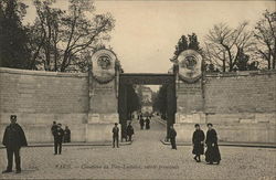 Père Lachaise Cemetery - Main entrance Paris, France Postcard Postcard