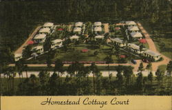 Homestead Motor Court Florida Postcard Postcard Postcard