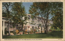 The Will Rogers' House Beverly Hills, CA Postcard Postcard Postcard