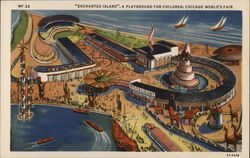 "Enchanted Island", A Playground for Children, Chicago World's Fair 1933 Chicago World Fair Postcard Postcard Postcard