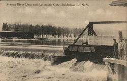 Seneca River Dam and Automatic Gate Postcard