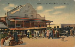 El Mercado, The Market Place Postcard