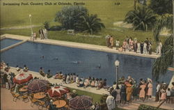 Swimming Pool, Country Club Orlando, FL Postcard Postcard Postcard