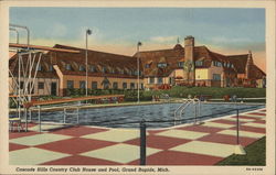 Cascade Hills Country Club House and Pool Postcard