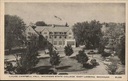 Louise Campbell Hall, Michigan State College East Lansing, MI Postcard Postcard Postcard