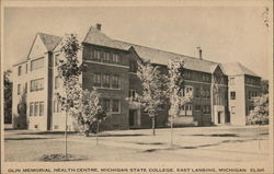 Olin Memorial Health Centre, Michigan State College East Lansing, MI Postcard Postcard Postcard