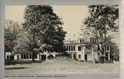 Eastlawn Sanatorium Northville, MI Postcard Postcard Postcard