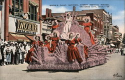 Queen's Float, National Cherry Festival Parade Traverse City, MI Postcard Postcard Postcard