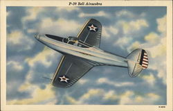 P-39 Bell Airacobra Postcard