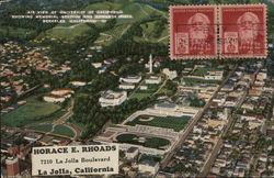 Air View of University of California Berkeley, CA Postcard Postcard Postcard