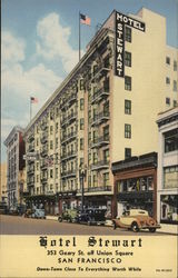 Hotel Stewart Postcard