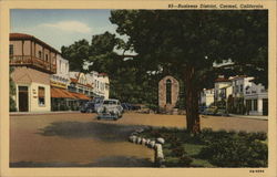 Business District Carmel, CA Postcard Postcard Postcard