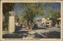 Palm Canyon Drive at the Desert Inn Palm Springs, CA Postcard Postcard Postcard