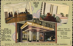 Golden State Hotel San Francisco, CA Postcard Postcard Postcard