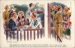 The American Theatre Wing Stage Door Canteen New York, NY Postcard Postcard Postcard