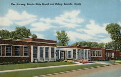 New Nursery, Lincoln State School and Colony Postcard