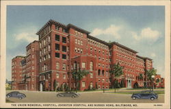 The Union Memorial Hospital, Johnston Hospital and Nurses Home Baltimore, MD Postcard Postcard Postcard