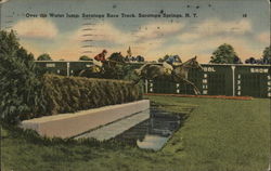 Over the Water Jump, Saratoga Race Track Postcard