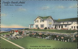 Pacific Beach Hotel Overlooking the Pacific Ocean Postcard