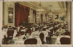 Victorian Room, Palmer House Postcard