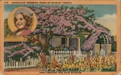 Bungalow Dressing Room of Shirley Temple Postcard