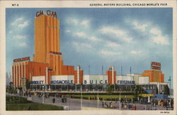 General Motors Building, Chicago World's Fair Illinois 1933 Chicago World Fair Postcard Postcard Postcard