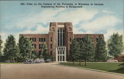 Vista on the Campus of the University of Wyoming at laramie Postcard Postcard Postcard