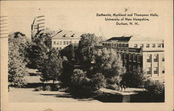 DeMerritt, Murkland and Thompson Halls Postcard